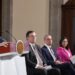 Sheinbaum se reúne con Juan Ramón de la Fuente y Marcelo Ebrard en Palacio Nacional