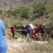 Al menos 11 muertos tras volcadura de autobús en autopista Mitla-Tehuantepec