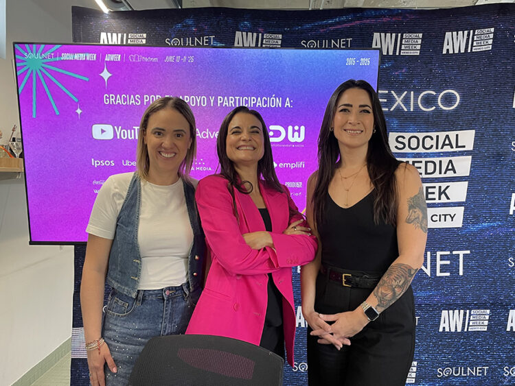 Andrea Rivera, Paula Cutuli y Kim de Anda_Rumbo a SMW 2025