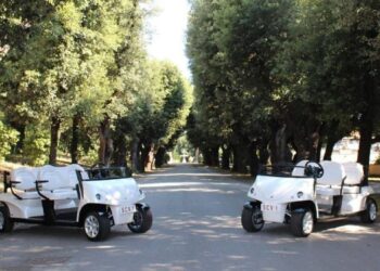 Obsequian al papa León XIV dos vehículos eléctricos que pueden transportarse en avión para usar en sus giras