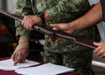 Rosa Icela destaca cambio de 5 mil 87 armas por programa de desarme voluntario