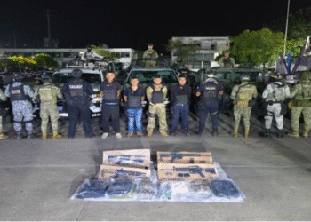 García Harfuch informa la detención de 11 personas por extorsión en BC y Tabasco