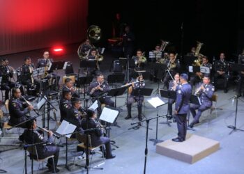 Orquesta Sinfónica de Alientos y Ballet Folclórico de la Guardia Nacional participan en el Festival Internacional en Tamaulipas
