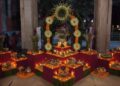Sheinbaum presume ofrenda de Muertos en Palacio Nacional