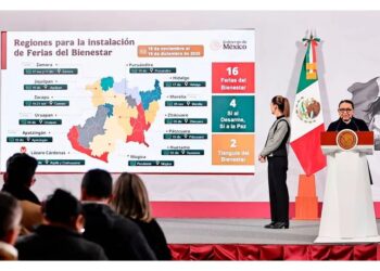 Rosa Icela anuncia Ferias y Tianguis del Bienestar y jornadas de Sí al desarme, sí a la paz en Michoacán