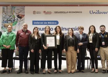 Unilever anuncia inversión de 9,400 millones de pesos en el Estado de México