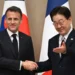Francia y Corea del Sur afirman que trabajarán para reabrir el estrecho de Ormuz