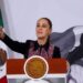“Yo recibo a muchas madres buscadoras, pero no lo hago mediático”, asegura Sheinbaum tras críticas por la visita del pato Merlín