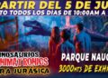 Dinosaurios Animatronics: una aventura jurásica llega al Parque Naucalli