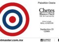 Chetes celebra 20 años de “Blanco Fácil” con concierto en el Pabellón Oeste de CDMX