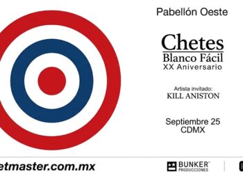 Chetes celebra 20 años de “Blanco Fácil” con concierto en el Pabellón Oeste de CDMX
