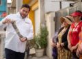 Ismael Burgueño encabeza recorrido en la colonia La Morita de Tijuana