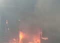 Se incendia agencia automotriz de la Nueva Industrial Vallejo, en GAM