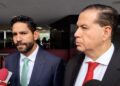 Reunión con titular del OIC del INE, para informar sobre investigación de irregularidades en contratación de material electoral: Javier Herrera y Ricardo Mejía