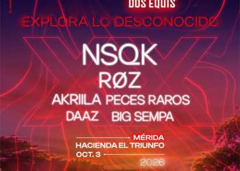 Destino Dos Equis llega a Mérida con NSQK, RØZ, Akriila, Peces Raros, Daaz y Big Sempa
