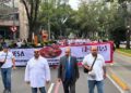 Trabajadores de tres sindicatos del IMSS-Bienestar se suman a las protestas: exigen aumento salarial del 9%